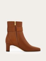 Ferragamo Gancini ornament mid heel ankle boot - Image 3